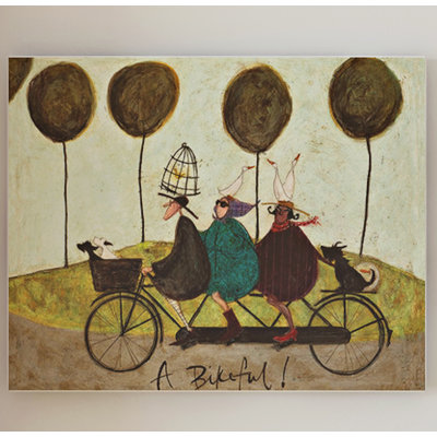 ClassicLiving A Bikeful! Art Print on Canvas & Reviews | Wayfair.co.uk